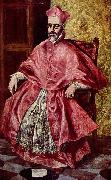El Greco Portrat des Kardinalinquisitors Don Fernando Nino de Guevara oil painting
